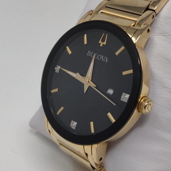 Bulova Men's Modern Diamond Stainless Steel Watch - Picture 2 of 8